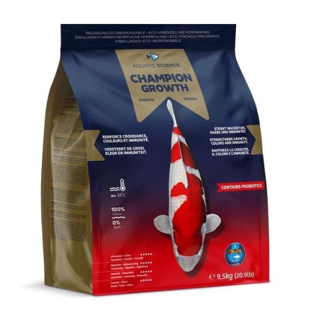 Nourriture poisson Champion Growth L 9.5KG