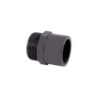 Manchon PVC a coller 50mm  filetage 1 pouce et demi