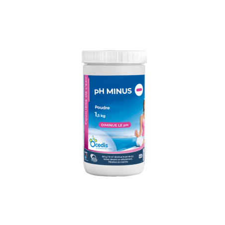 pH Minus Piscine 1,5kg Ocedis