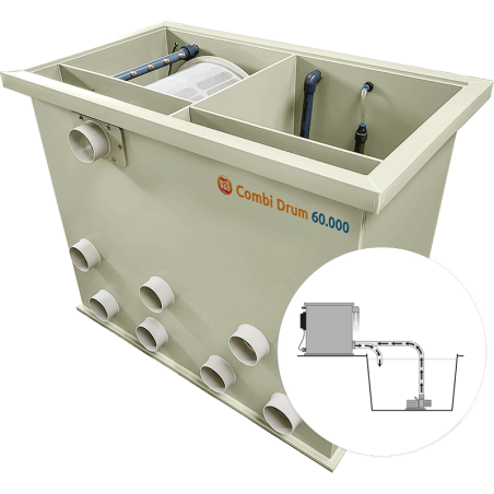 Filtre à tambour pompage combi drum 60000