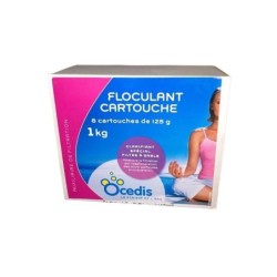 Floculant Cartouche 8x125g  1KG