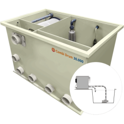 Filtre à tambour pompage combi drum 30000
